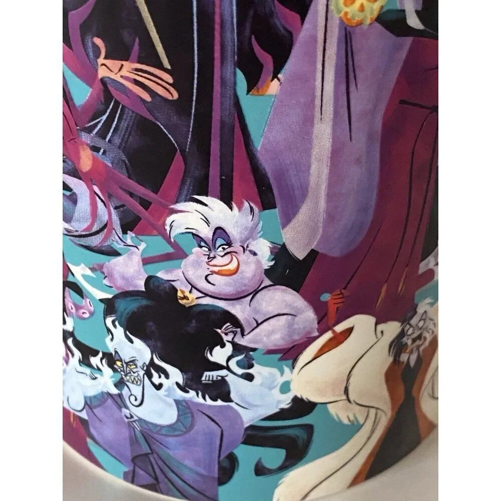 Disney Villains‎ Ceramic Cookie Jar Canister Halloween Maleficent Cruella Scar